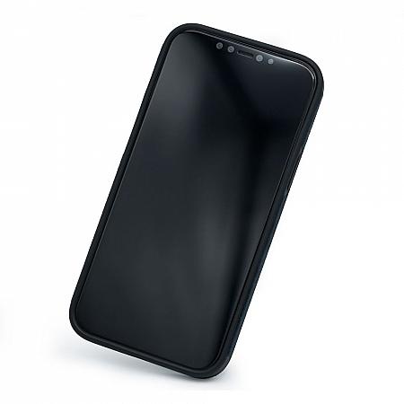 iPhone 12 Mini Étui de protection antichoc en alcantara noir résistant aux rayures